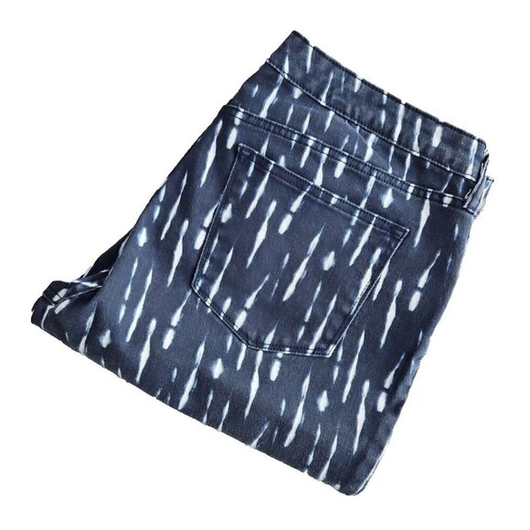 New Directions Jeans Women's 16R Blue Bleach Tie Dyed Skinny Stretch ND314-TDT - Picture 12 of 16